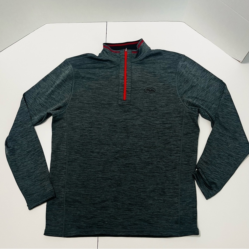 Reebok Gray Quarter-Zip Sweatshirt